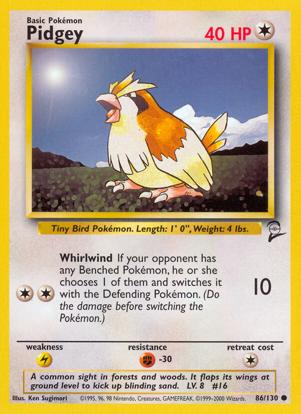 Pidgey (86/130) [Base Set 2] - Pokémon - Card Brawlers | Quebec | Canada |