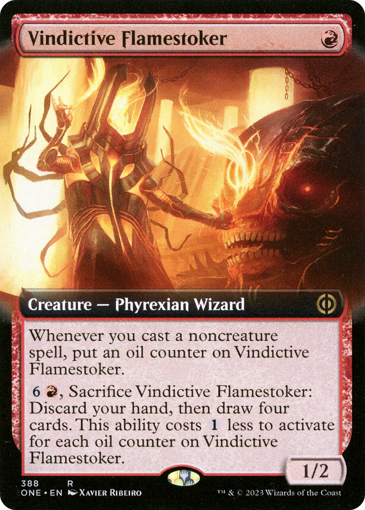 Vindictive Flamestoker (Extended Art) [Phyrexia: All Will Be One] - Magic: The Gathering - Card Brawlers | Quebec | Canada |