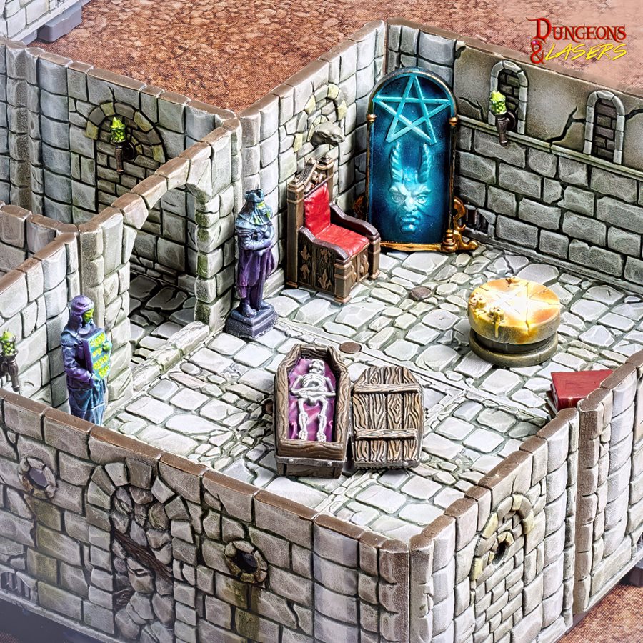 D&D - Dungeons & Lasers: Miniatures - Fantasy Starter Set