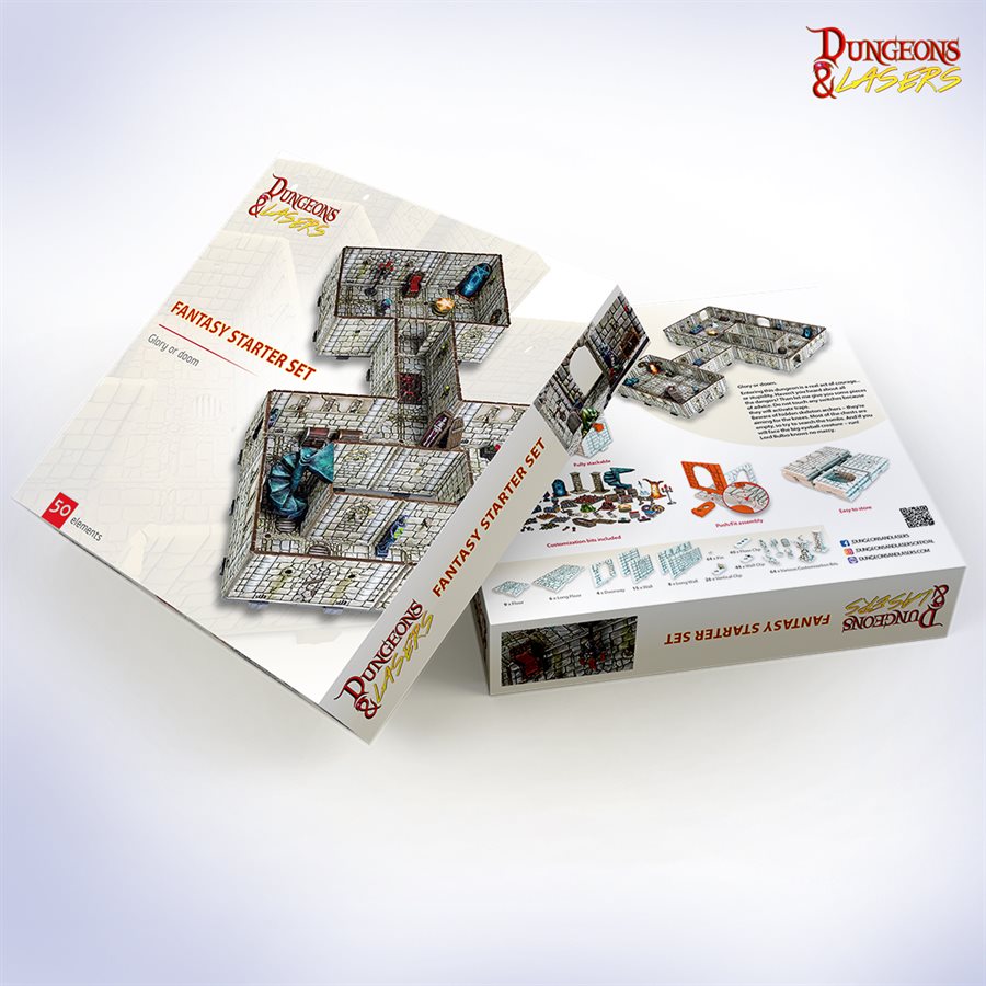 D&D - Dungeons & Lasers: Miniatures - Fantasy Starter Set