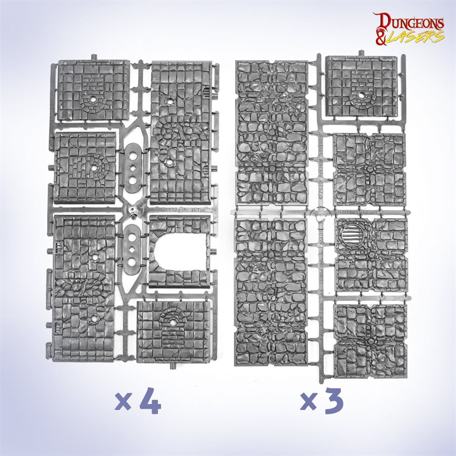 D&D - Dungeons & Lasers: Miniatures - Fantasy Starter Set