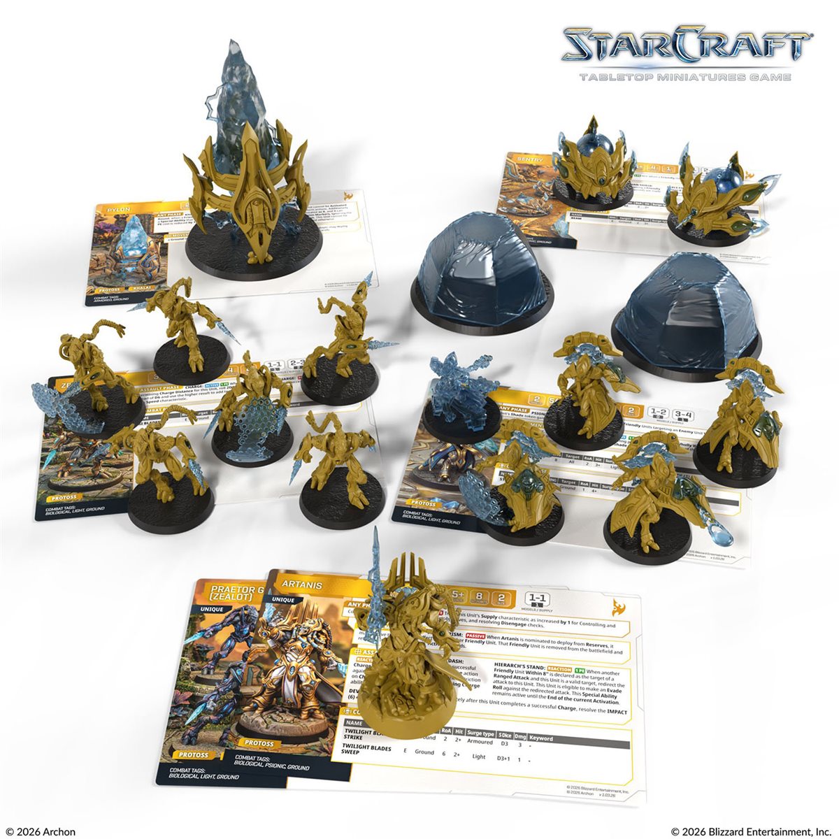 Starcraft: The Miniatures Game: Wave 1: Protoss: Starter Set - Founders Edition (PREORDER) May 2026 - Archon Studio - Card Brawlers | Quebec | Canada |