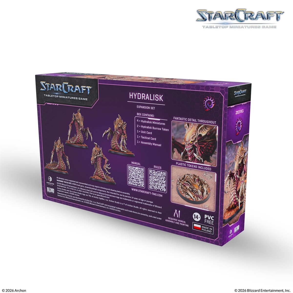 Starcraft: The Miniatures Game: Wave 1: Zerg: Hydralisk Expansion Set (PREORDER) May 2026 - Archon Studio - Card Brawlers | Quebec | Canada |
