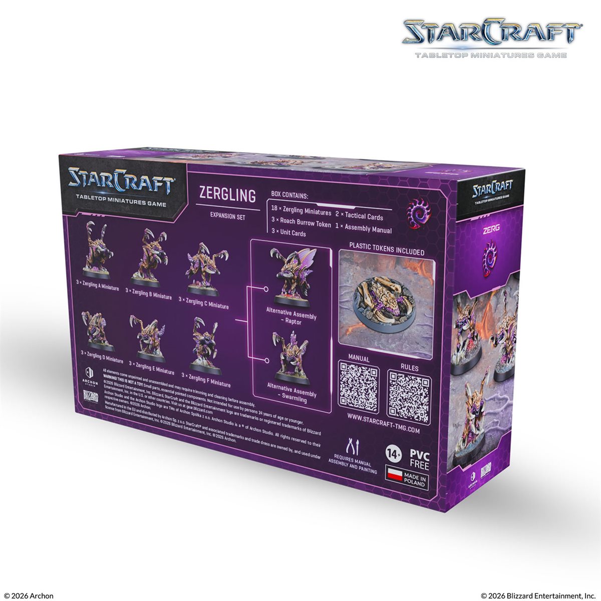 Starcraft: The Miniatures Game: Wave 1: Zerg: Zergling Expansion Set (PREORDER) May 2026 - Archon Studio - Card Brawlers | Quebec | Canada |