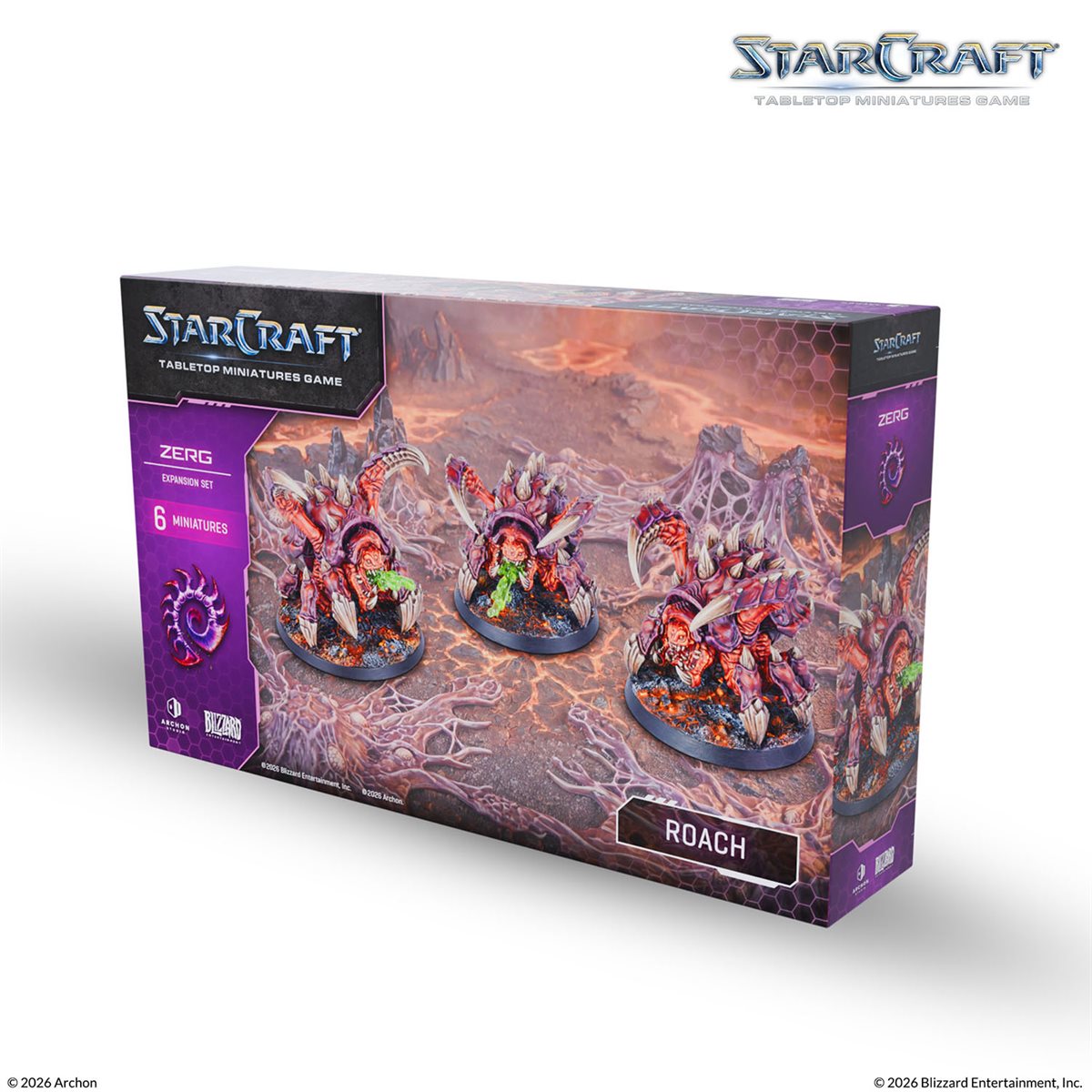 Starcraft: The Miniatures Game: Wave 1: Zerg: Roach Expansion Set (PREORDER) May 2026 - Archon Studio - Card Brawlers | Quebec | Canada |