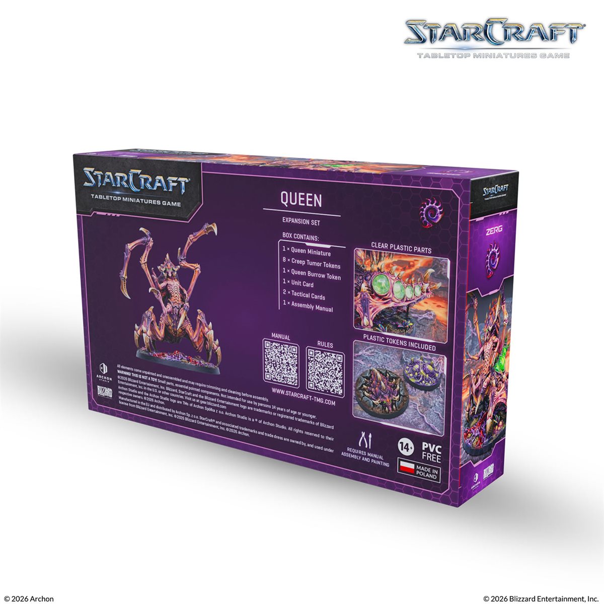 Starcraft: The Miniatures Game: Wave 1: Zerg: Queen Expansion Set (PREORDER) May 2026 - Archon Studio - Card Brawlers | Quebec | Canada |