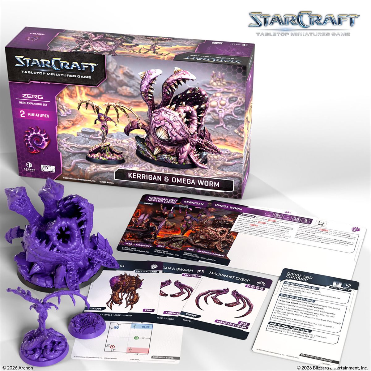 Starcraft: The Miniatures Game: Wave 1: Zerg: Primal Kerrigan Hero Expansion Set (PREORDER) May 2026 - Archon Studio - Card Brawlers | Quebec | Canada |