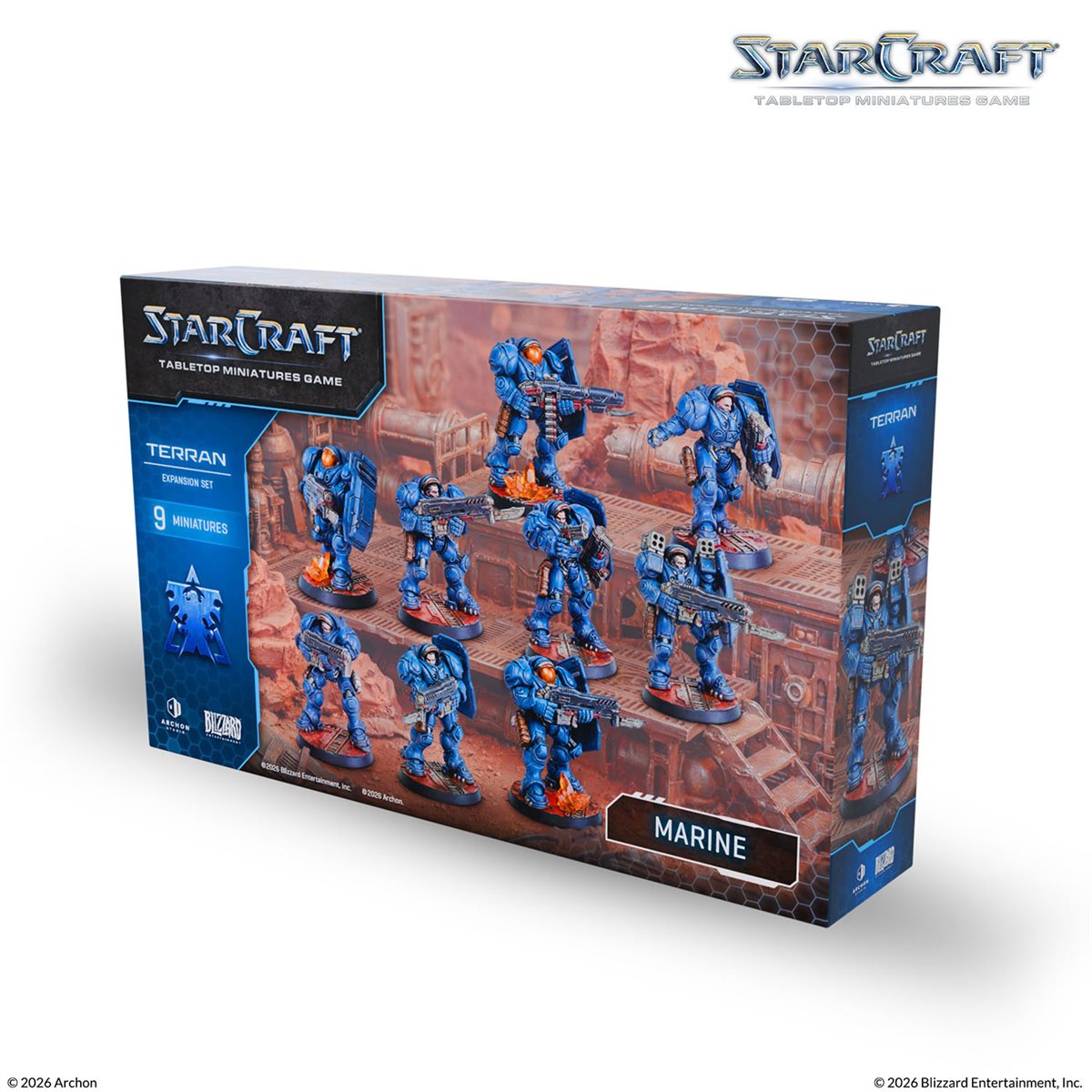 Starcraft: The Miniatures Game: Wave 1: Terran: Marine Expansion Set (PREORDER) May 2026 - Archon Studio - Card Brawlers | Quebec | Canada |