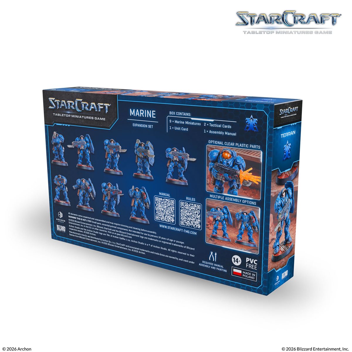Starcraft: The Miniatures Game: Wave 1: Terran: Marine Expansion Set (PREORDER) May 2026 - Archon Studio - Card Brawlers | Quebec | Canada |