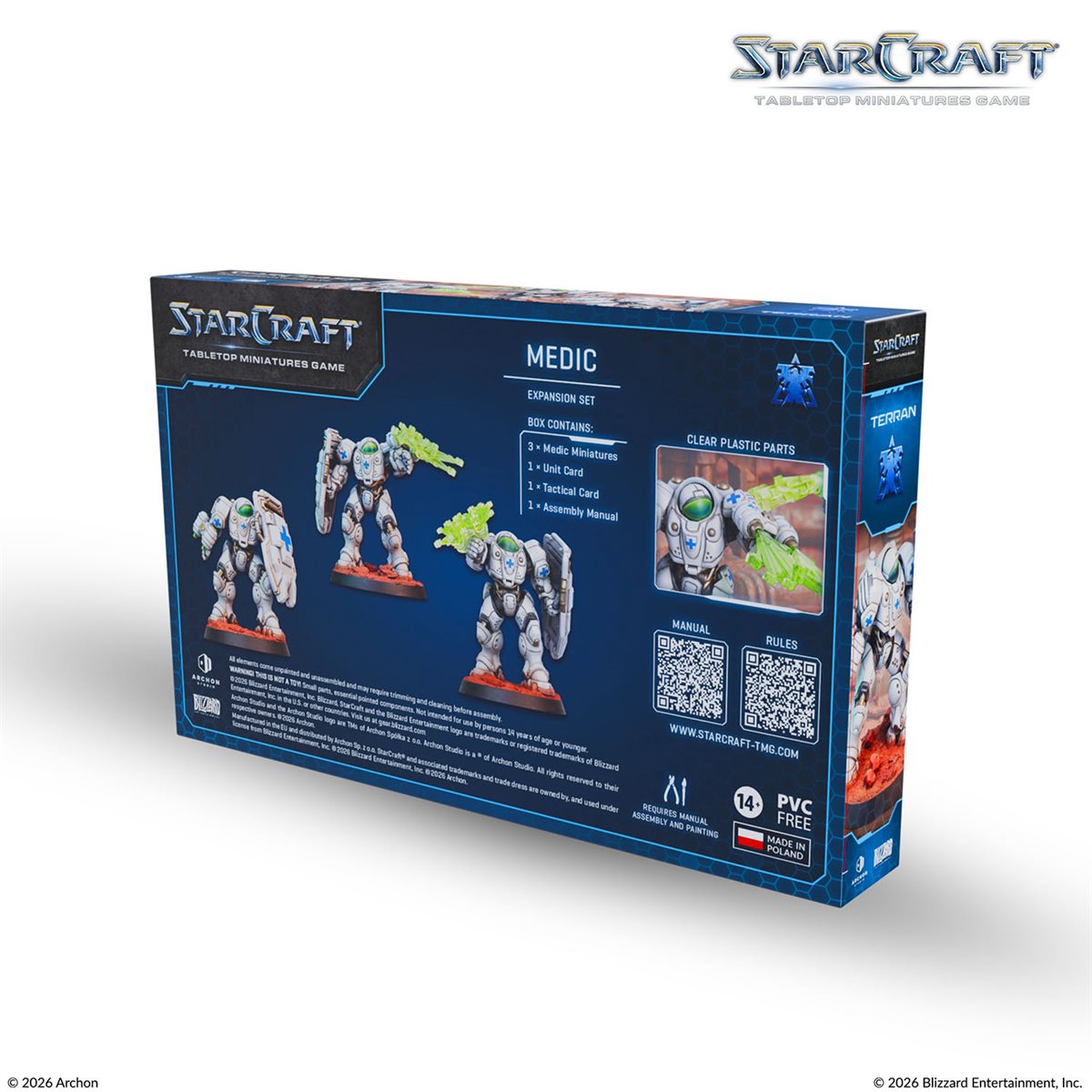 Starcraft: The Miniatures Game: Wave 1: Terran: Medic Expansion Set (PREORDER) May 2026 - Archon Studio - Card Brawlers | Quebec | Canada |
