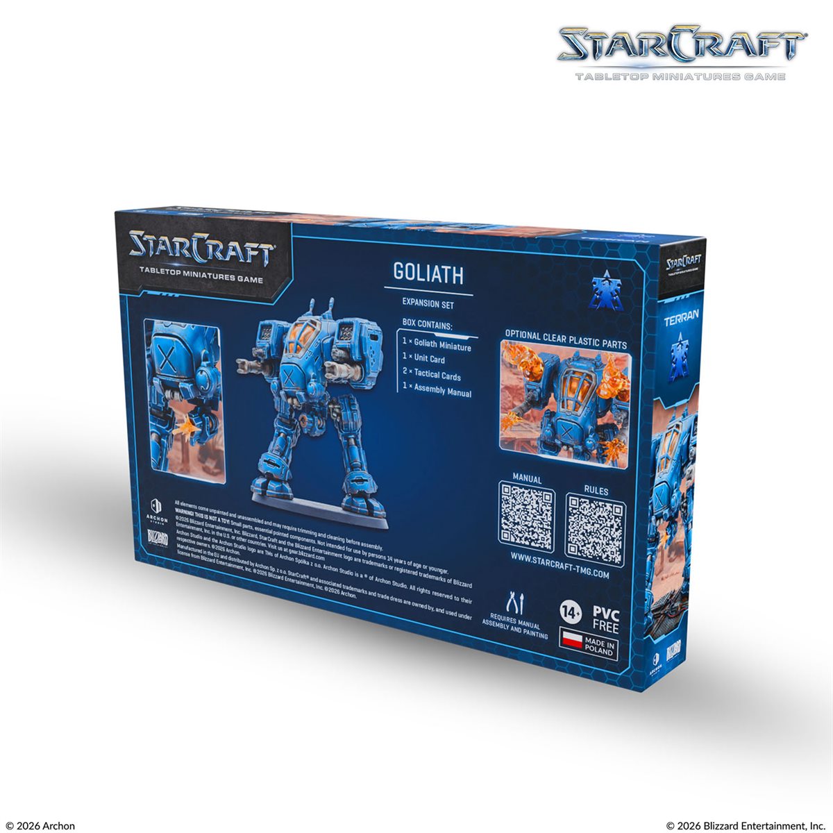 Starcraft: The Miniatures Game: Wave 1: Terran: Goliath Expansion Set (PREORDER) May 2026 - Archon Studio - Card Brawlers | Quebec | Canada |