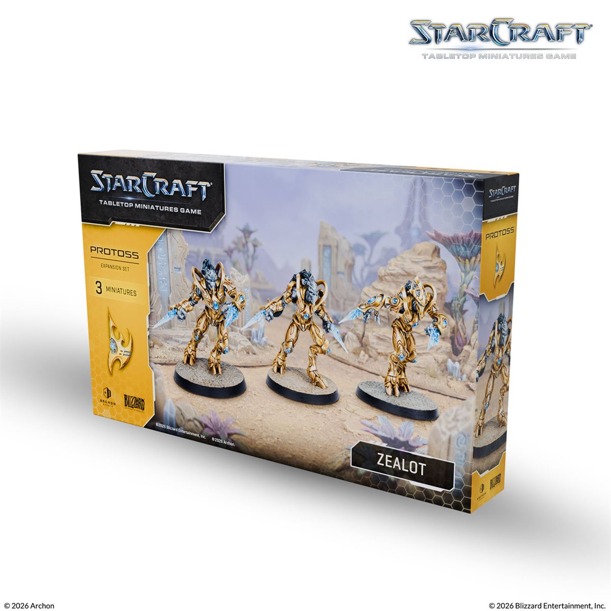 Starcraft: The Miniatures Game: Wave 1: Protoss: Zealot Expansion Set (PREORDER) May 2026 - Archon Studio - Card Brawlers | Quebec | Canada |