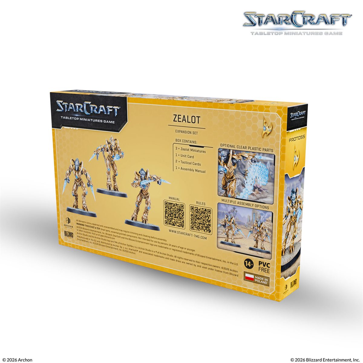 Starcraft: The Miniatures Game: Wave 1: Protoss: Zealot Expansion Set (PREORDER) May 2026 - Archon Studio - Card Brawlers | Quebec | Canada |