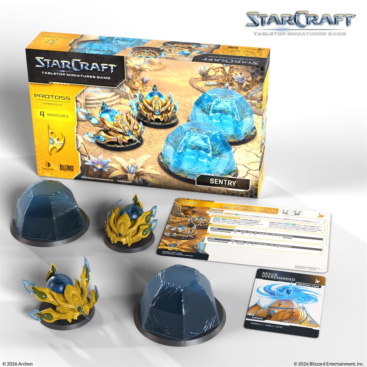 Starcraft: The Miniatures Game: Wave 1: Protoss: Sentry Expansion Set (PREORDER) May 2026 - Archon Studio - Card Brawlers | Quebec | Canada |