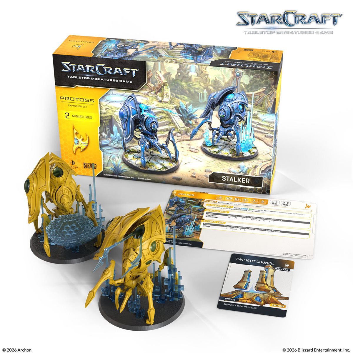 Starcraft: The Miniatures Game: Wave 1: Protoss: Stalker Expansion Set (PREORDER) May 2026 - Archon Studio - Card Brawlers | Quebec | Canada |