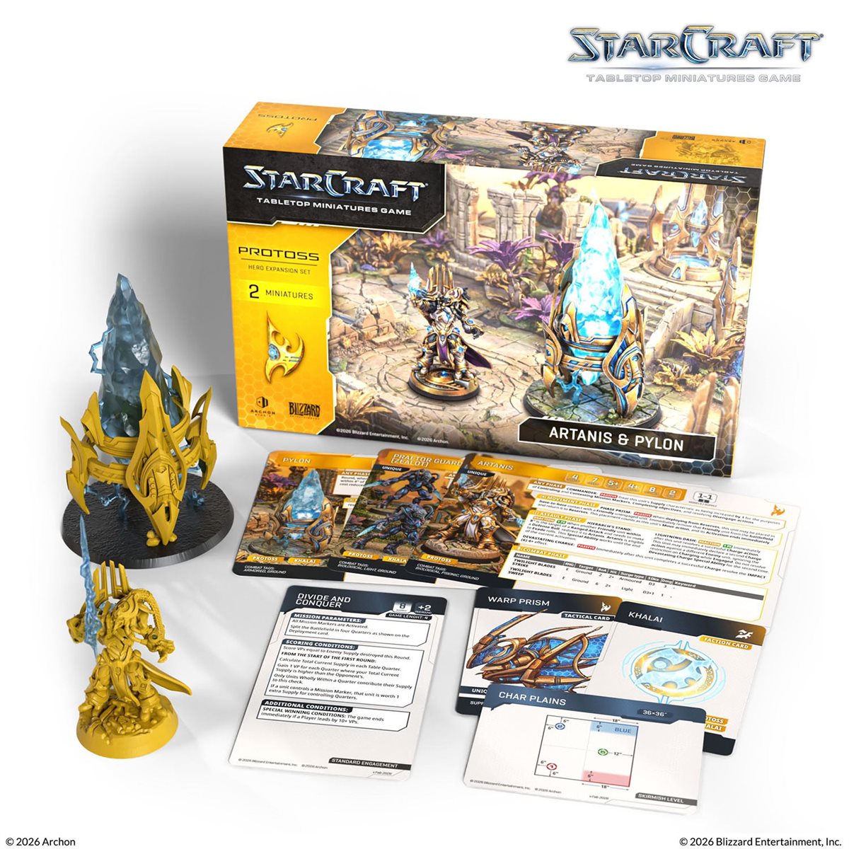 Starcraft: The Miniatures Game: Wave 1: Protoss: Hierarch Artanis Hero Expansion Set (PREORDER) May 2026 - Archon Studio - Card Brawlers | Quebec | Canada |