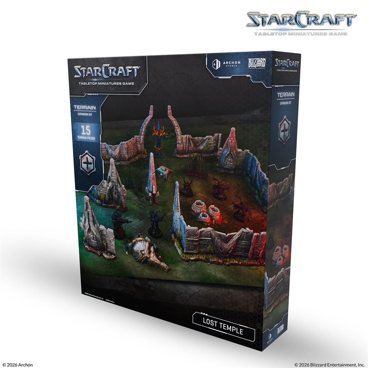 Starcraft: The Miniatures Game: Wave 1: Lost Temple - Terrain Expansion Set (PREORDER) May 2026 - Archon Studio - Card Brawlers | Quebec | Canada |