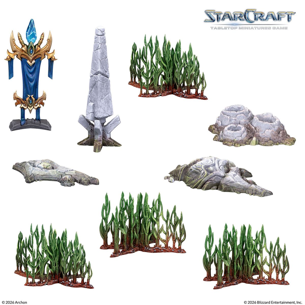 Starcraft: The Miniatures Game: Wave 1: Lost Temple - Terrain Expansion Set (PREORDER) May 2026 - Archon Studio - Card Brawlers | Quebec | Canada |