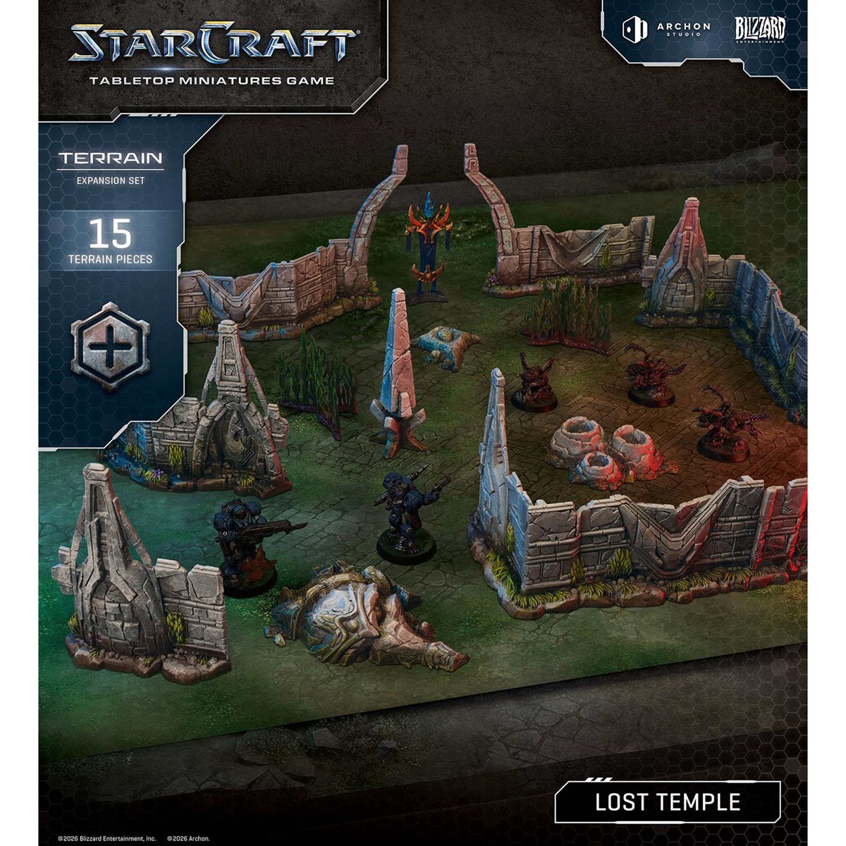 Starcraft: The Miniatures Game: Wave 1: Lost Temple - Terrain Expansion Set (PREORDER) May 2026 - Archon Studio - Card Brawlers | Quebec | Canada |