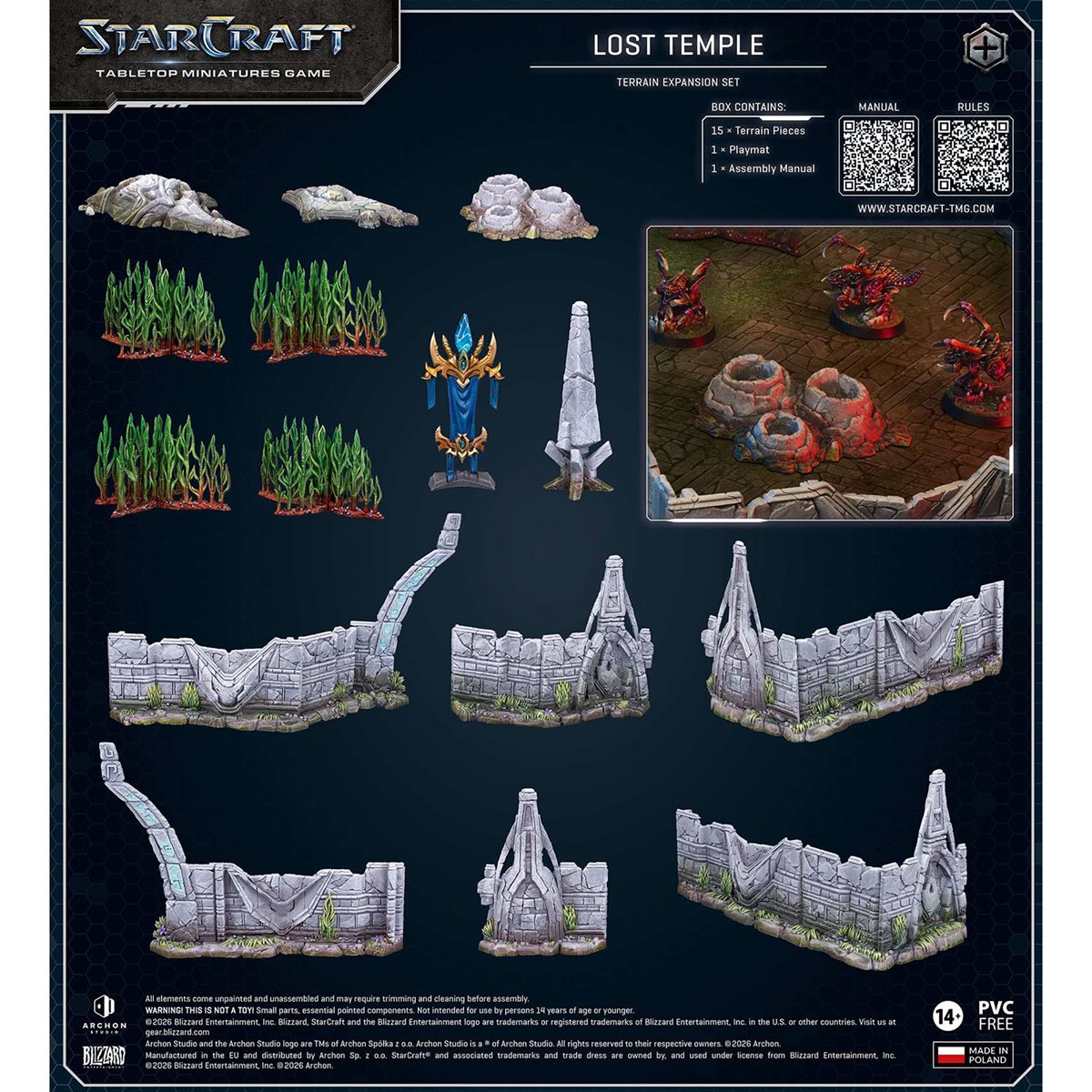 Starcraft: The Miniatures Game: Wave 1: Lost Temple - Terrain Expansion Set (PREORDER) May 2026 - Archon Studio - Card Brawlers | Quebec | Canada |