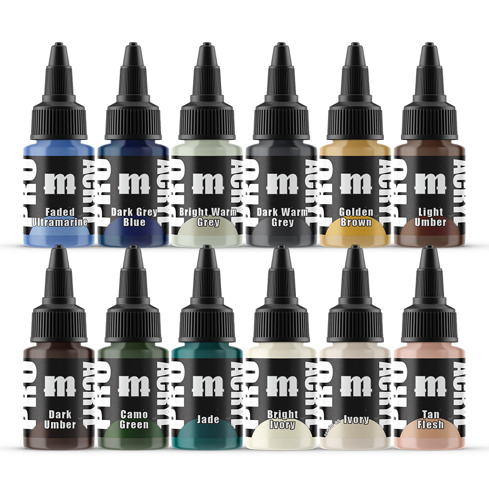 Pro Acryl - Paint Set - Base - Warpstone Distribution - Card Brawlers | Quebec | Canada |