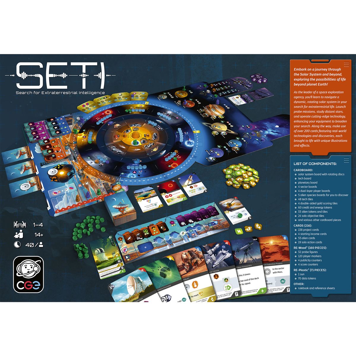 SETI - Search for Extraterrestrial Intelligence - Asmodee - Card Brawlers | Quebec | Canada |