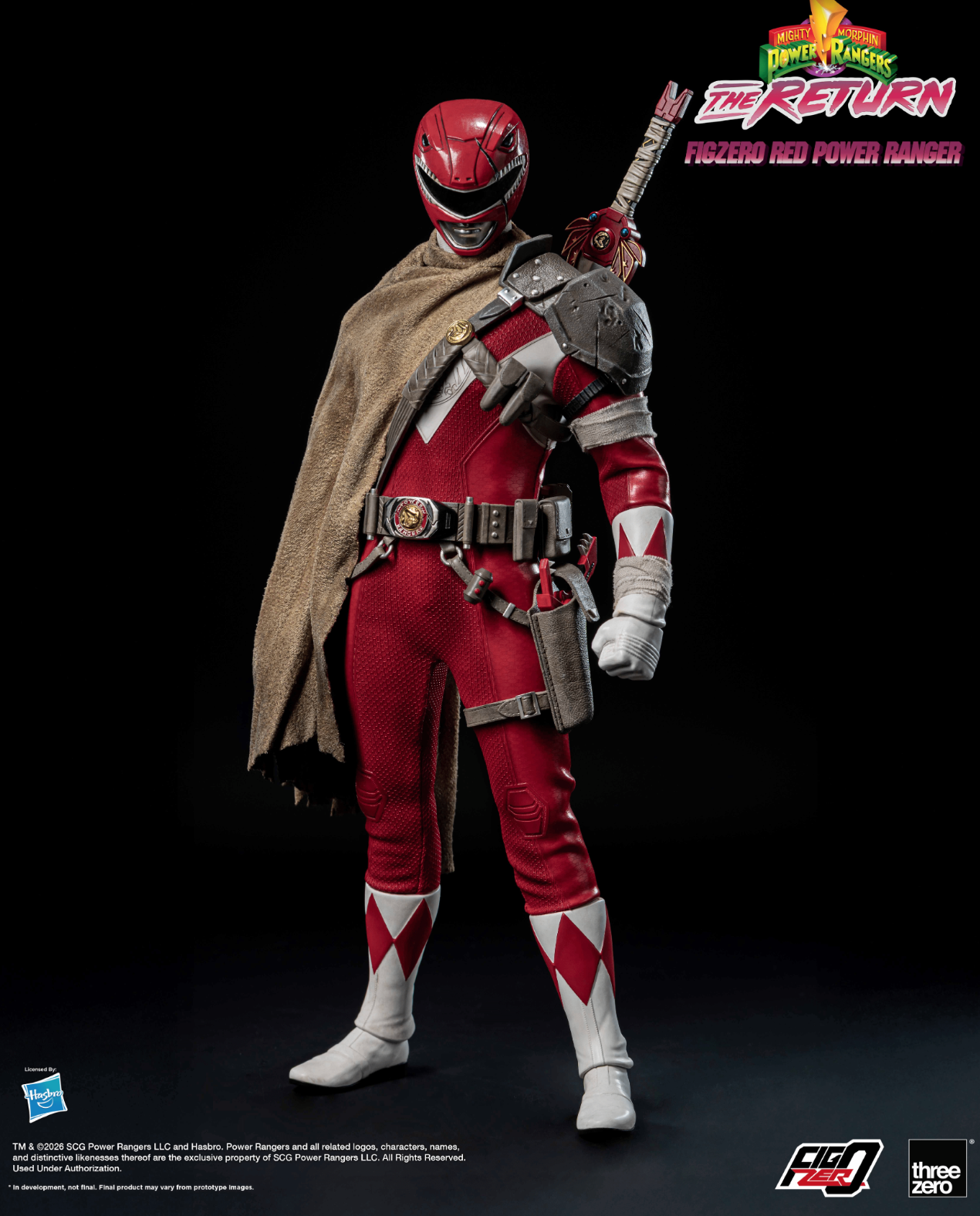 Threezero - FigZero - Mighty Morphin Power Rangers: The Return - 1/6 Red Power Ranger - (PREORDER) March 31, 2027
