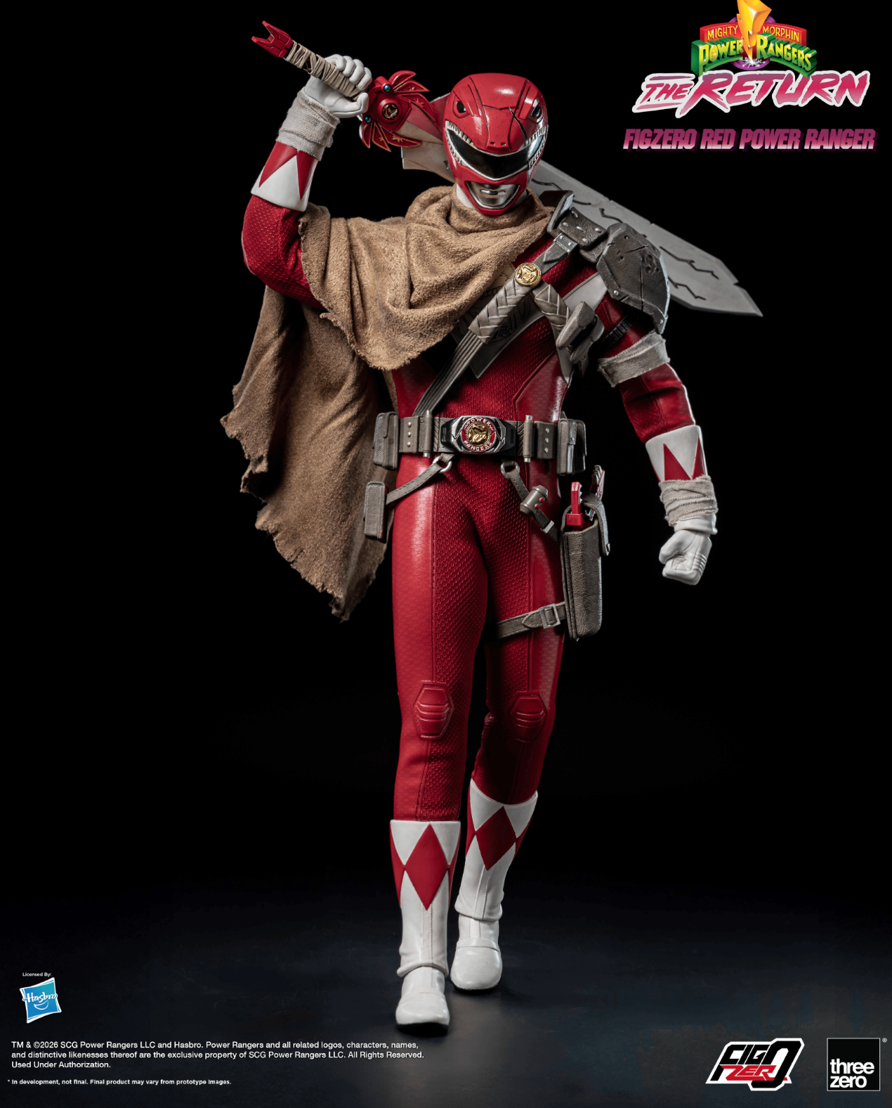 Threezero - FigZero - Mighty Morphin Power Rangers: The Return - 1/6 Red Power Ranger - (PREORDER) March 31, 2027