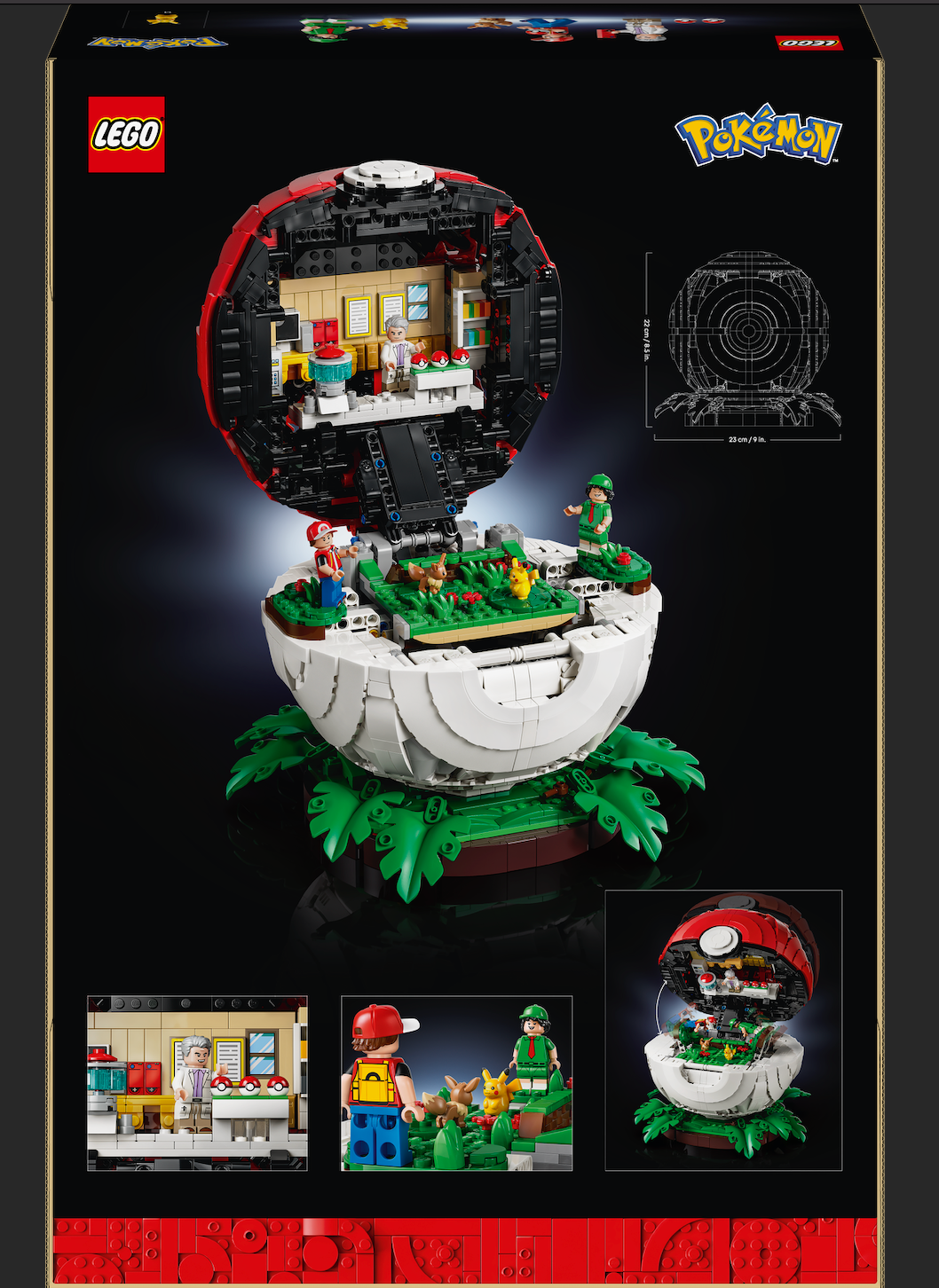 LEGO - Pokémon - Iconic Trainer Moments Poké Ball - Building Kit - 72154