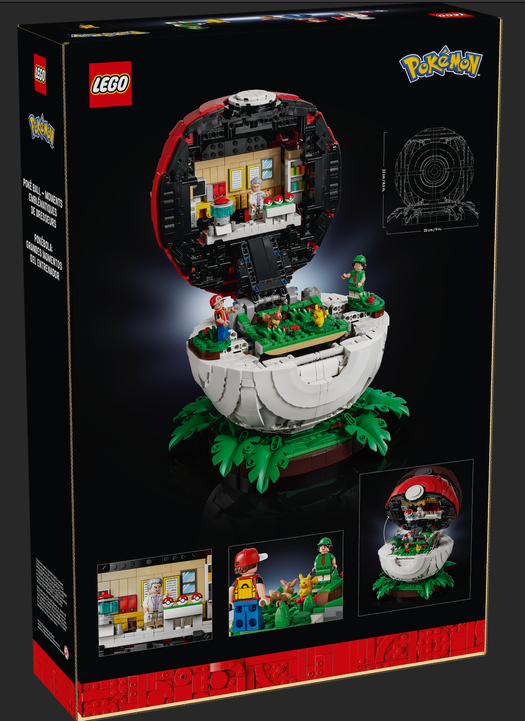 LEGO - Pokémon - Iconic Trainer Moments Poké Ball - Building Kit - 72154