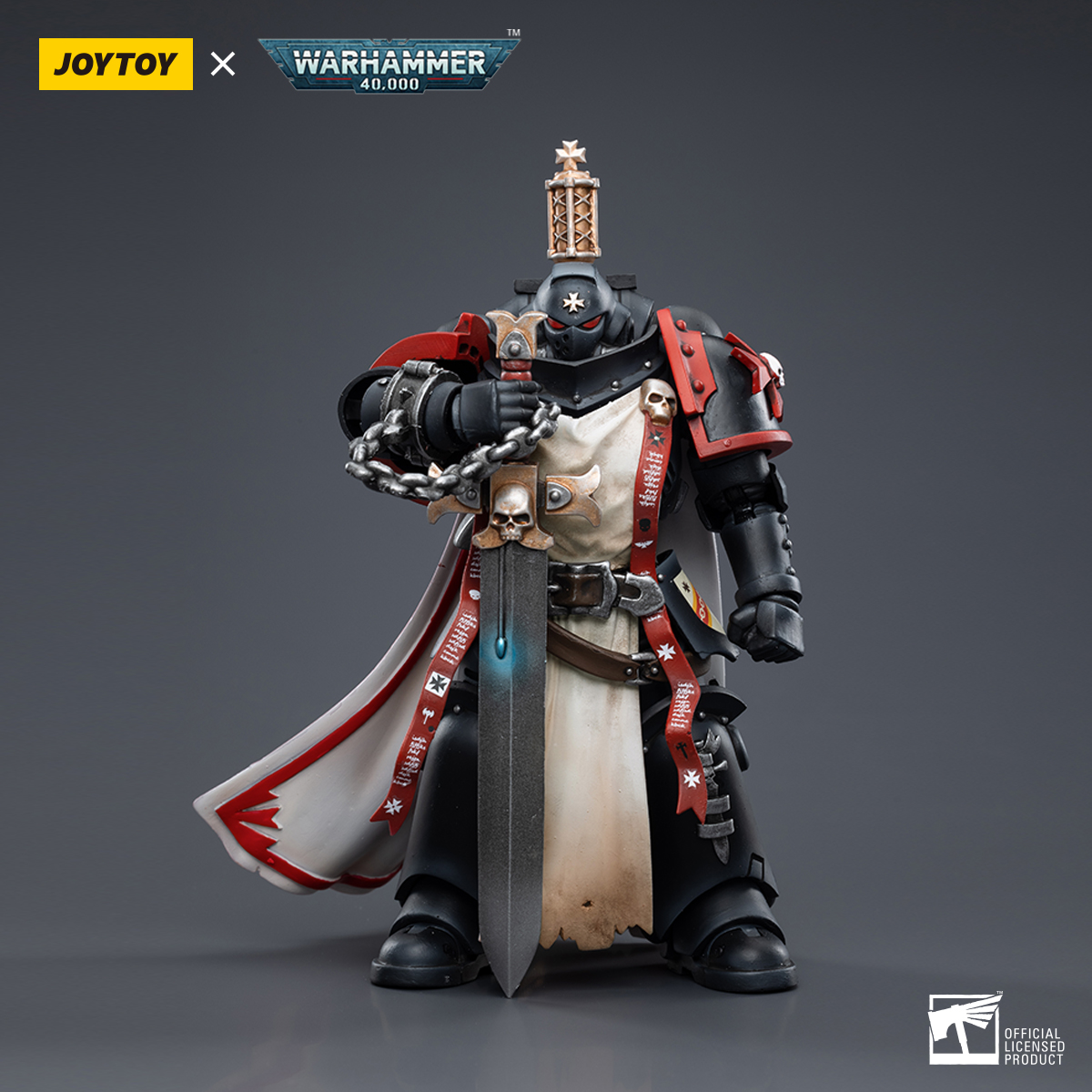 Joytoy - Warhammer 40k - Black Templars - Primaris Sword Brethren Eberwulf - (PREORDER) October 30, 2026