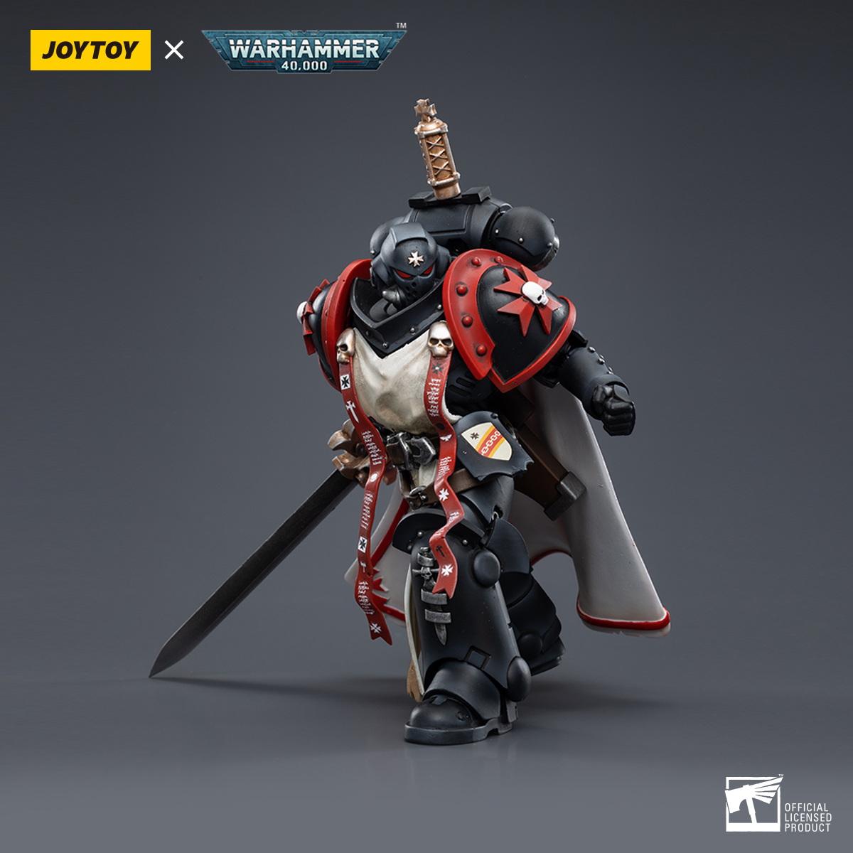 Joytoy - Warhammer 40k - Black Templars - Primaris Sword Brethren Eberwulf - (PREORDER) October 30, 2026