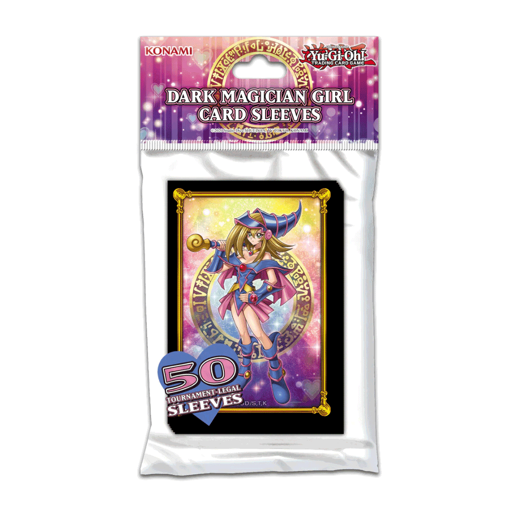 Yu-Gi-Oh Dark Magician Girl Card Sleeves includes 50 tournament-legal sleeves