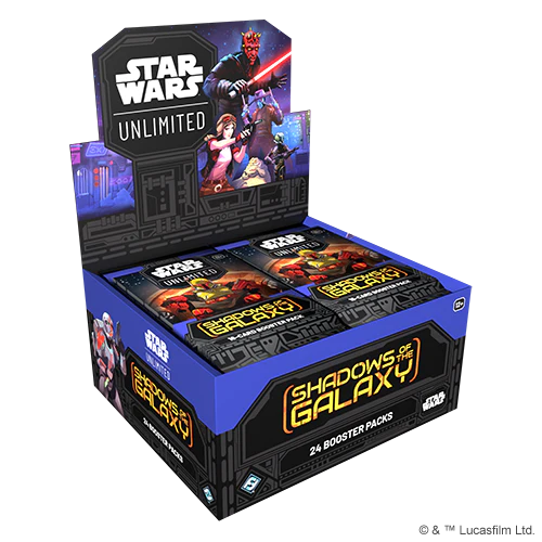 Star Wars: Unlimited - Shadows of the Galaxy Booster Box (PREORDER) July 2024 - Card Brawlers | Quebec | Canada | Yu-Gi-Oh!
