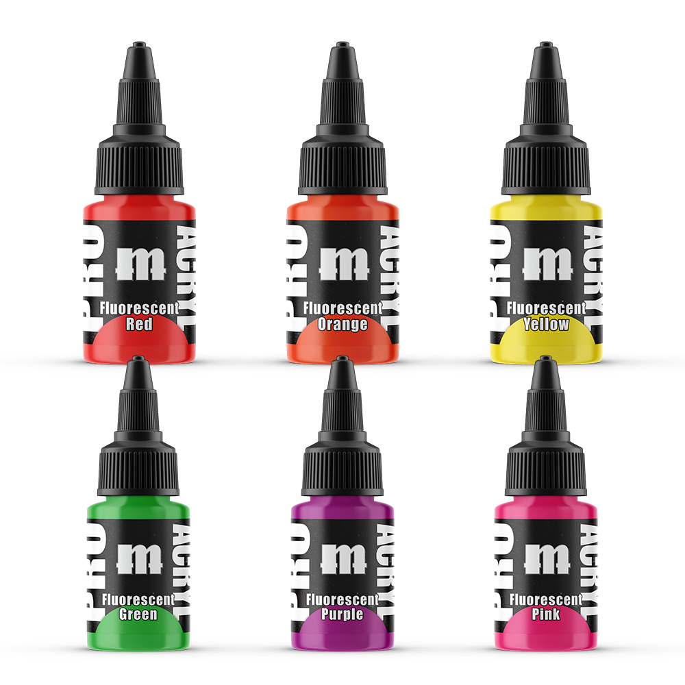 Pro Acryl - Paint Set - Fluorescents Set - Warpstone Distribution - Card Brawlers | Quebec | Canada |