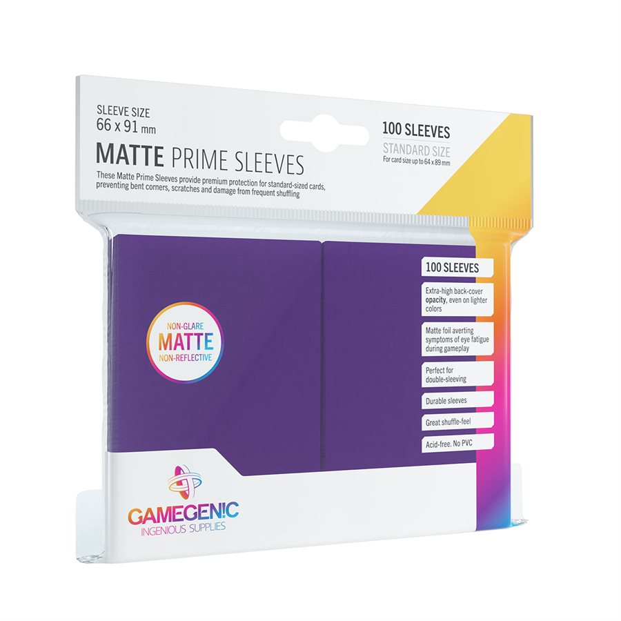 Gamegenic - Sleeves - Prime Sleeves Matte - Purple