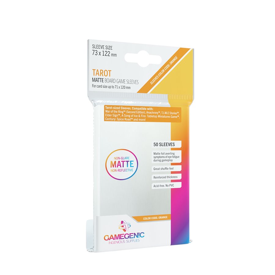 Gamegenic: Prime Tarot-Sized Sleeves (Matte) (50) - Card Brawlers - Card Brawlers | Quebec | Canada |