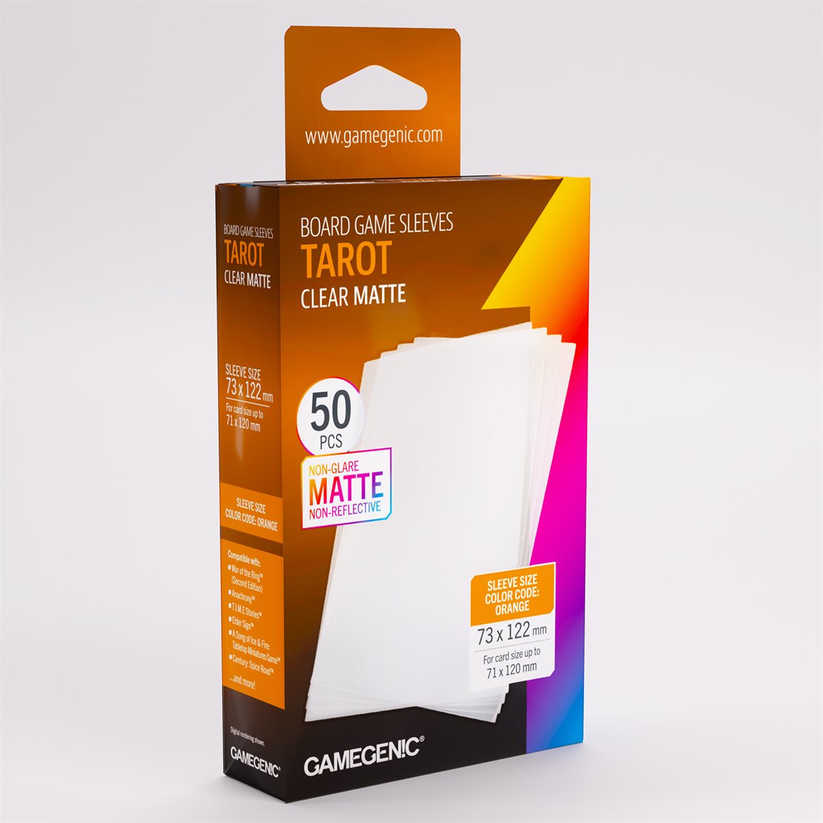 Gamegenic - Sleeves - Matte - Tarot-Sized