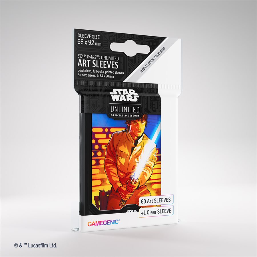 Star Wars: Unlimited Art Sleeves: Luke Skywalker (PREORDER) March 8, 2024 - Card Brawlers | Quebec | Canada | Yu-Gi-Oh!