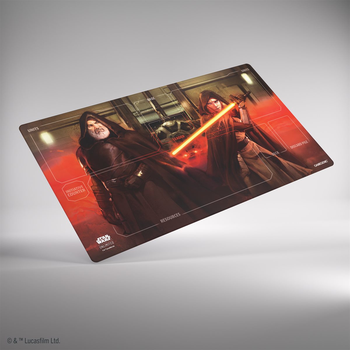 Playmat: Star Wars: Unlimited - Legends: Game Mat: Baylan & Shin Hati - With Battle Zones - Asmodee - Card Brawlers | Quebec | Canada |