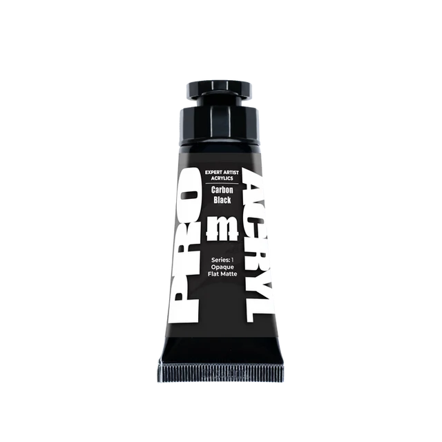 PRO Acryl - Paint - Expert Acrylics - 002 - Carbon Black