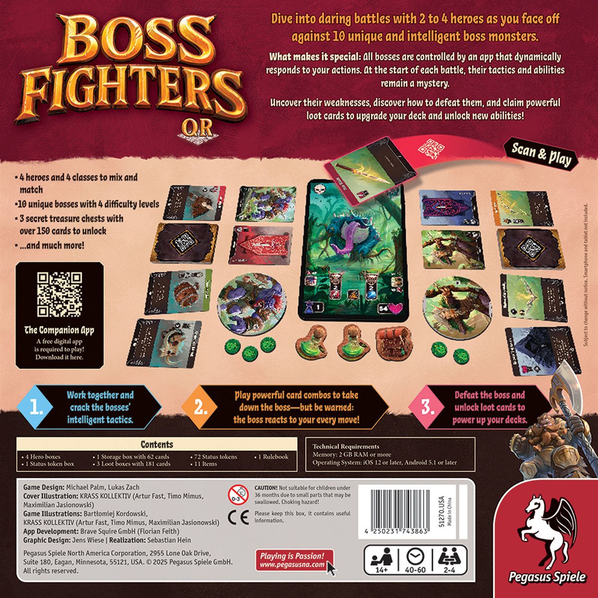 Board Game - Boss Fighters QR