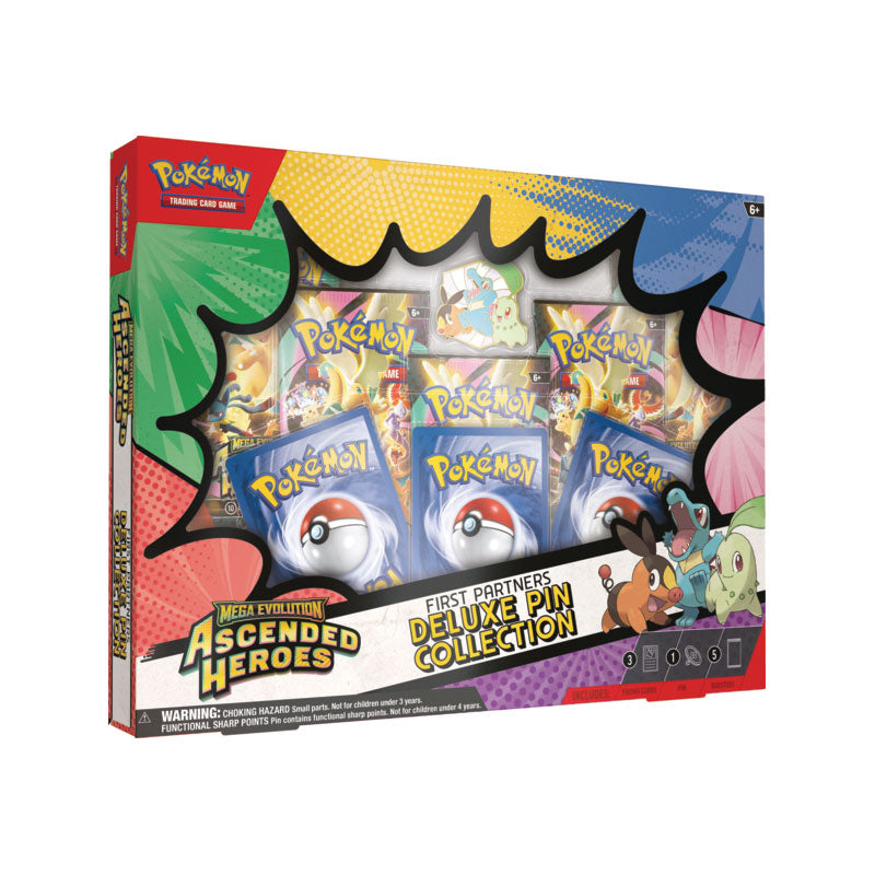 Pokemon TCG - Ascended Heroes - First Partner Deluxe Pin Collection (MAX 1 PER CUSTOMER) - The Pokemon Company - Card Brawlers | Quebec | Canada |