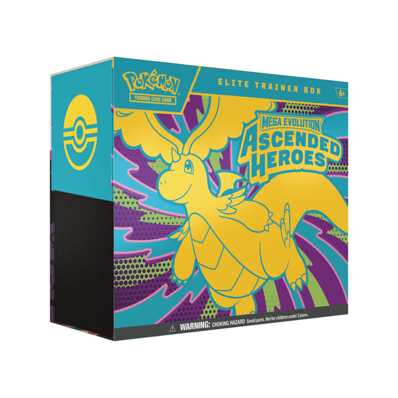 Pokemon TCG - Mega Evolution - Ascended Heroes - Elite Trainer Box (MAX 1 PER CUSTOMER) | Card Brawlers Pokemon TCG - Mega Evolution - Ascended Heroes - Elite Trainer Box (MAX 1 PER CUSTOMER) | Card Brawlers