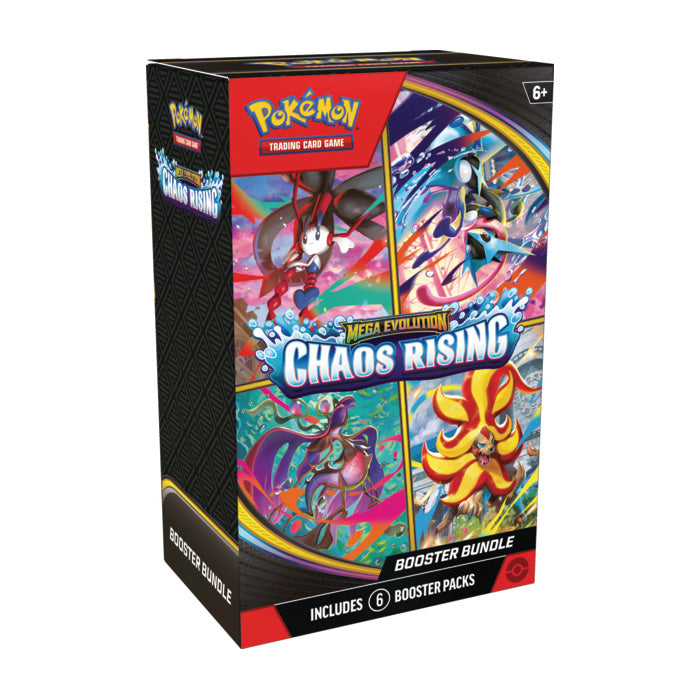 Pokemon TCG - Mega Evolution - Chaos Rising - Booster Bundle (Wave 2) MAX 1 PER CUSTOMER (PREORDER) DATE TBD - The Pokemon Company - Card Brawlers | Quebec | Canada |
