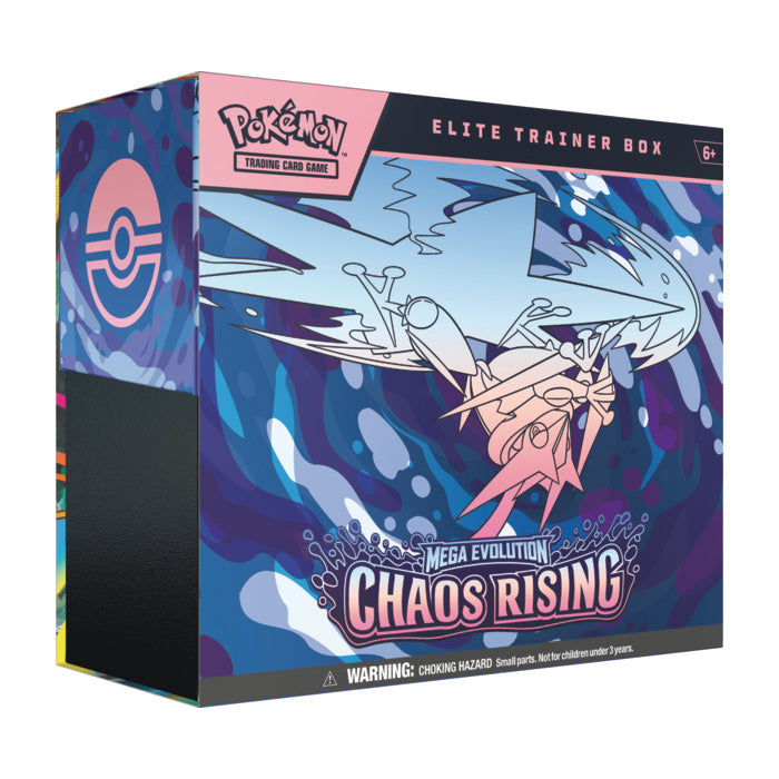 Pokemon TCG - Mega Evolution - Chaos Rising - Elite Trainer Box (Wave 1) MAX 1 PER CUSTOMER (PREORDER) May 22, 2026