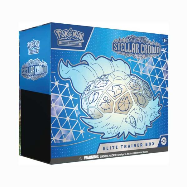 Pokemon TCG: Scarlet & Violet - Stellar Crown - Elite Trainer Box - The Pokemon Company - Card Brawlers | Quebec | Canada |