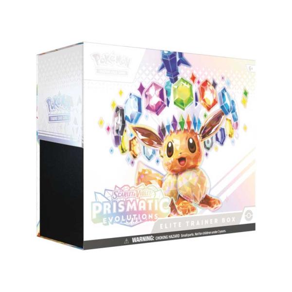 Pokemon TCG - Prismatic Evolutions - Elite Trainer Box (MAX 1 PER CUSTOMER) - The Pokemon Company - Card Brawlers | Quebec | Canada |