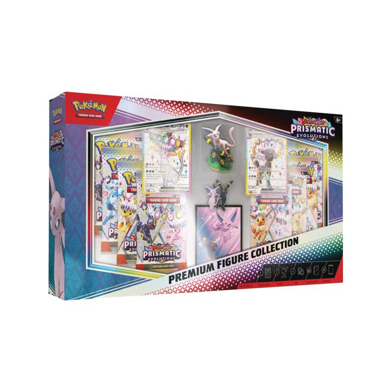Pokemon TCG: Prismatic Evolutions Premium Figure (MAX 1 PER CUSTOMER) (PREORDER) September 26, 2025 - The Pokemon Company - Card Brawlers | Quebec | Canada |