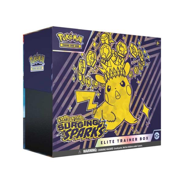 Pokemon TCG: Scarlet & Violet - Surging Sparks - Elite Trainer Box - The Pokemon Company - Card Brawlers | Quebec | Canada |